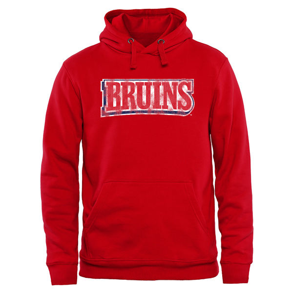 Men NCAA Belmont Bruins Classic Wordmark Pullover Hoodie Red